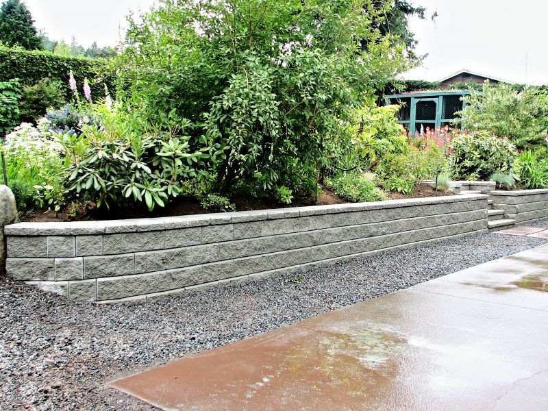 Retaining Wall Site Grading